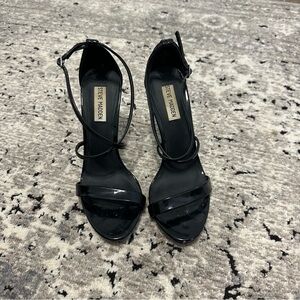 Steve Madden Black Strappy Heels